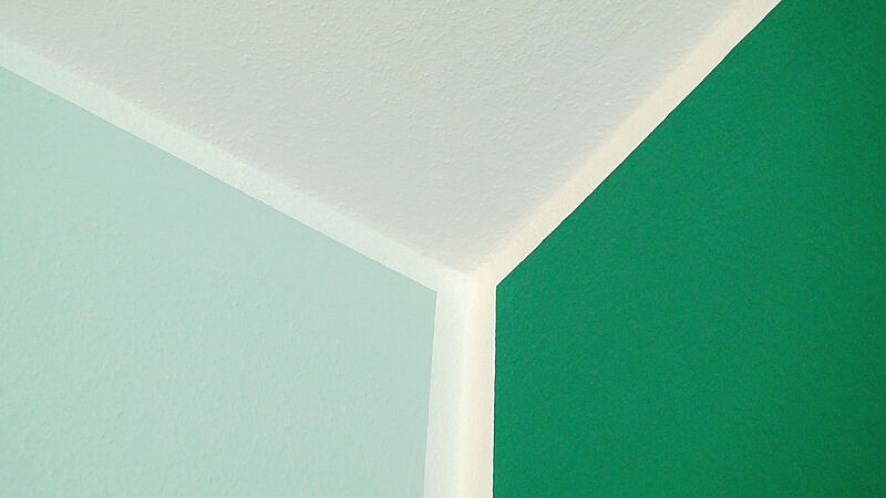 Innenanstrich mit polyChro® Le Corbusier Farben und Schimmelpilzsanierung in einem Privathaus von Heuer Malermeister-5
